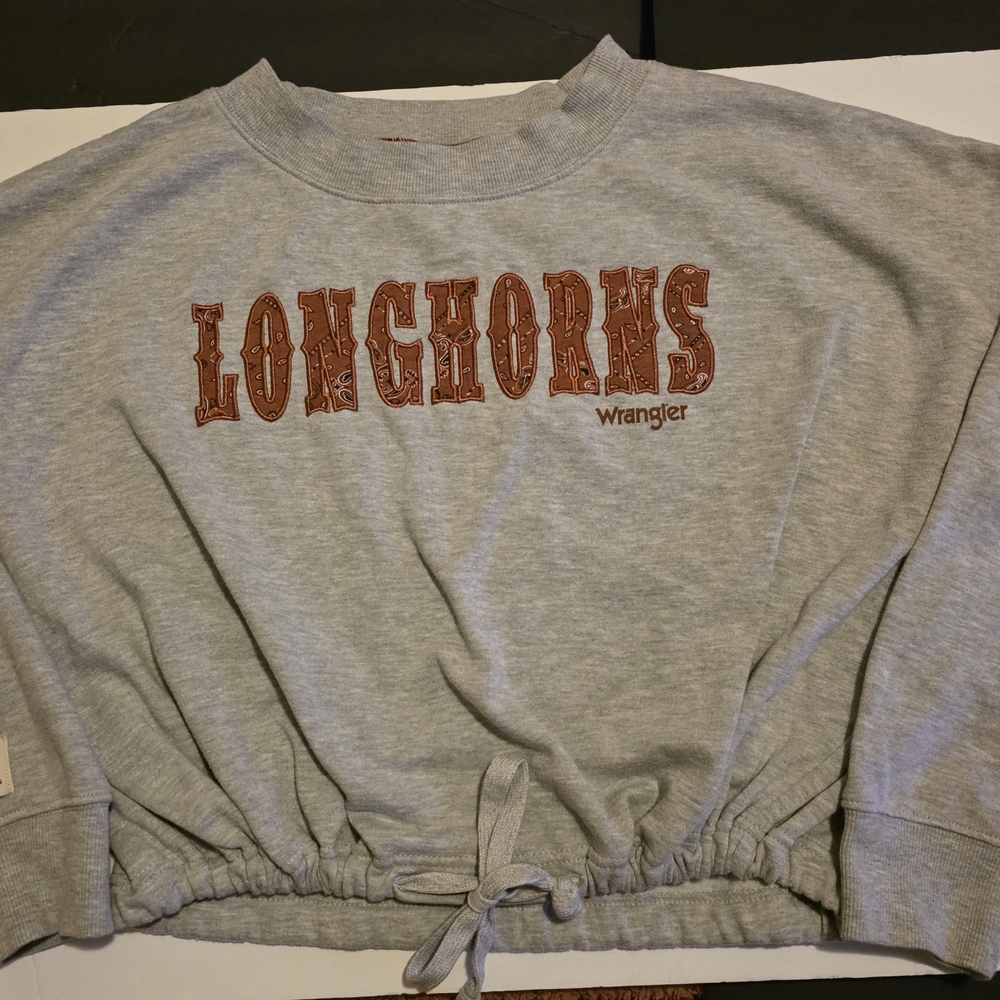 Wrangler Texas Longhorns Gray Sweatshirt